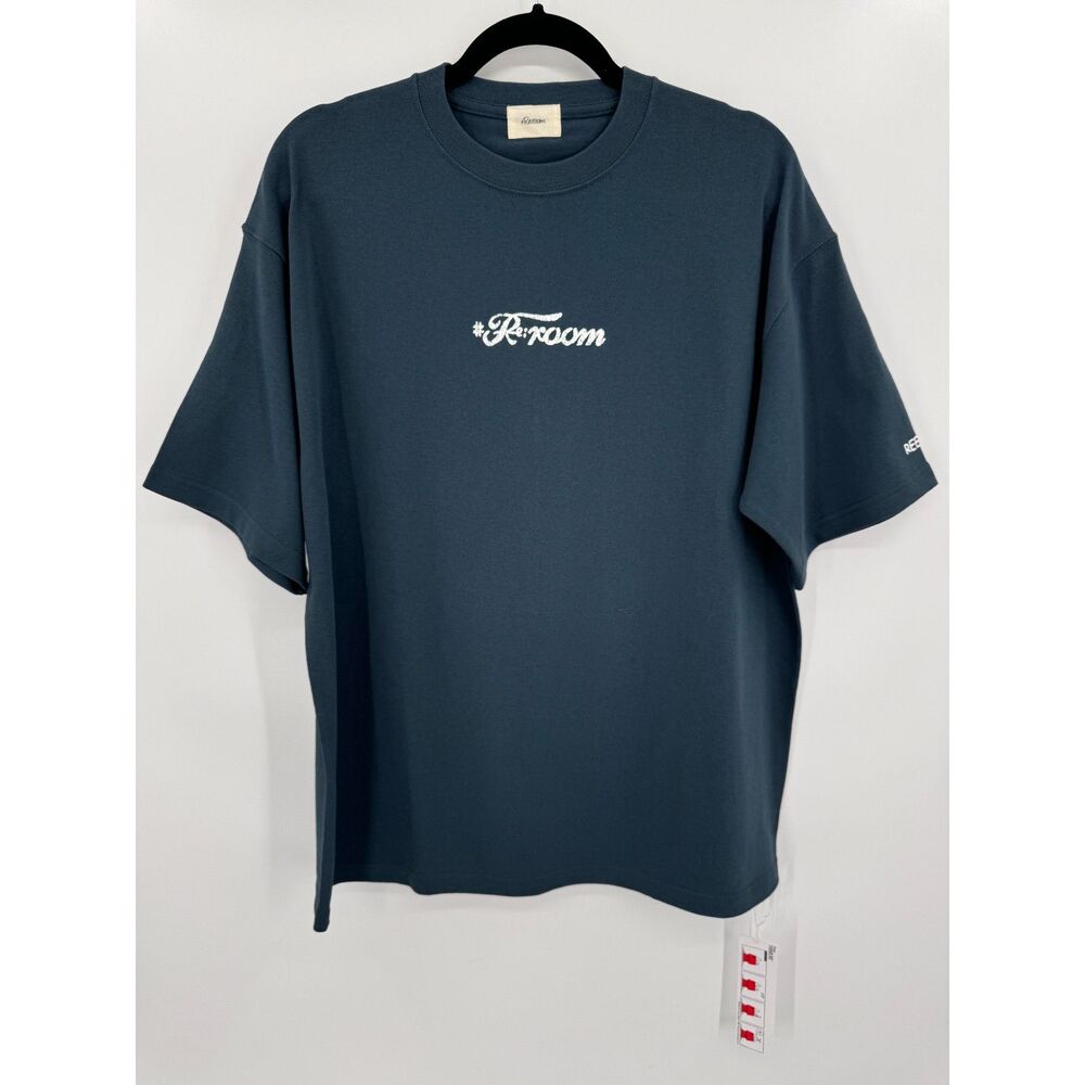 NWT PEANUTS x RE:ROOM Snoopy Blue Skate & Surf T Shirt Size L